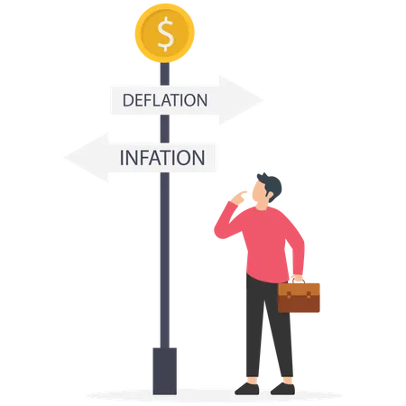Inflation et déflation  Illustration