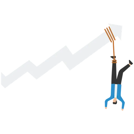 Inflation makes any impact on savings and investments  Illustration