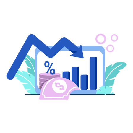 Inflation news  Illustration