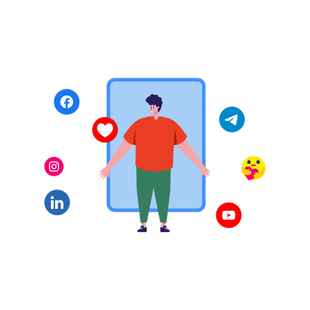 Influencer Marketing  Illustration