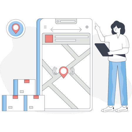 Infographic illustrating steps to use GPS for tracking package deliveries effectively  Illustration