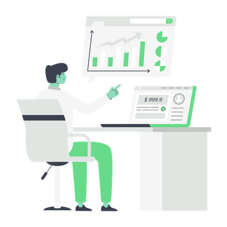 Infographie en ligne  Illustration