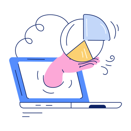 Infographie en ligne  Illustration