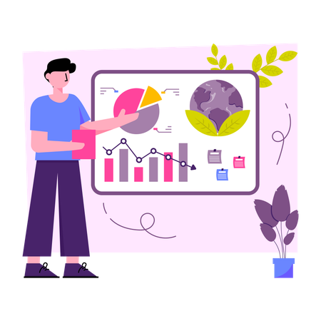 Infographie sur l'environnement  Illustration
