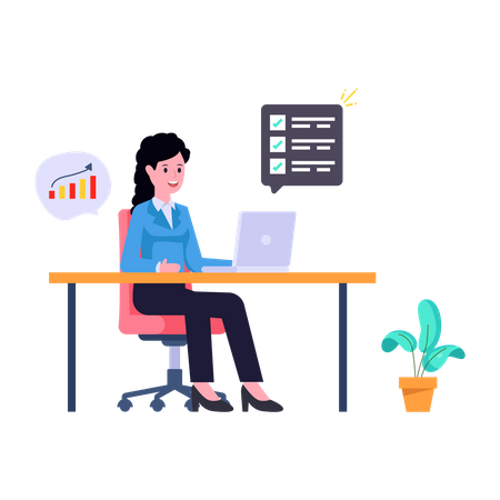 Infographies commerciales en ligne  Illustration