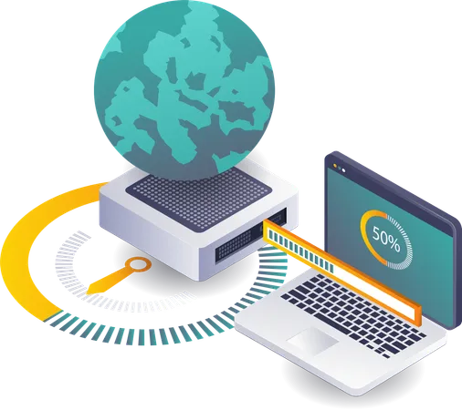 Información sobre la actualización del análisis global del servidor de datos  Ilustración