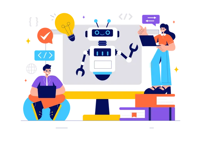 Informatics Logistics Software  Illustration