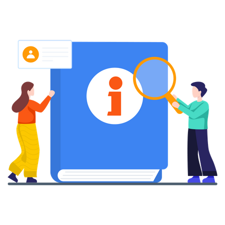 Information book  Illustration
