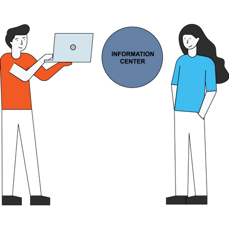 Information center Illustration