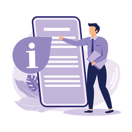 Information Guide  Illustration