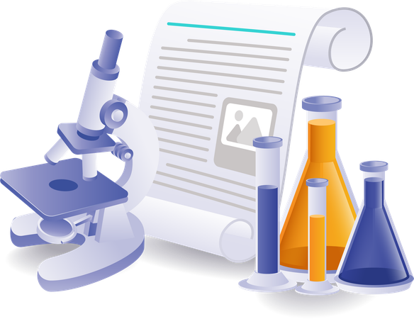 Information notes on results of experimental exercises in the school laboratory  Illustration