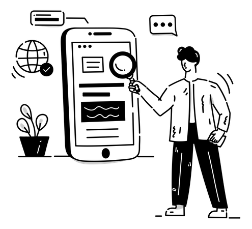 Information Search  Illustration