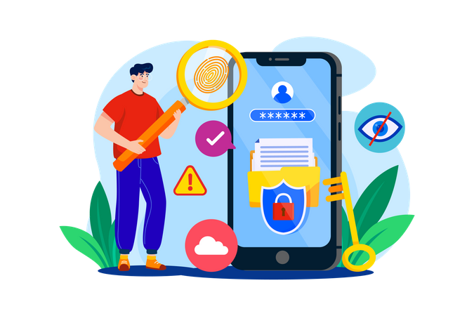 Information Security Analyst  Illustration