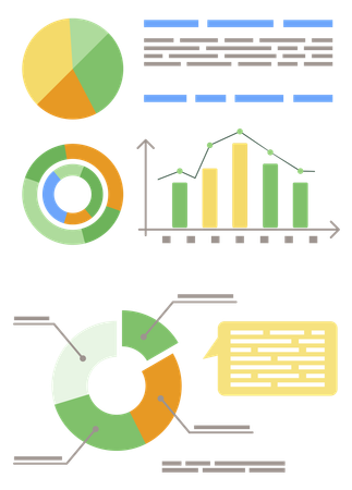 Reporte de negocios  Ilustración