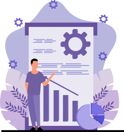 Informe de análisis empresarial  Ilustración