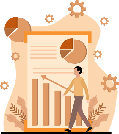 Informe de análisis de negocios  Illustration