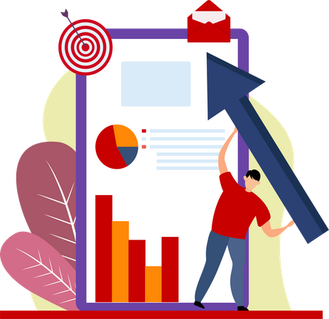 Informe de crecimiento empresarial  Ilustración