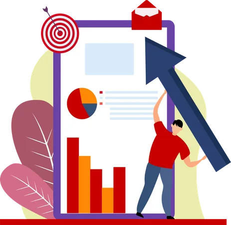 Informe de crecimiento empresarial  Ilustración