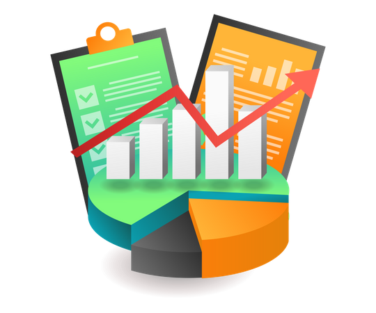 Informe de inversión  Illustration