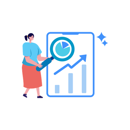 Informe de marketing en redes sociales  Ilustración