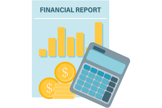 Informe financiero y presupuesto  Ilustración