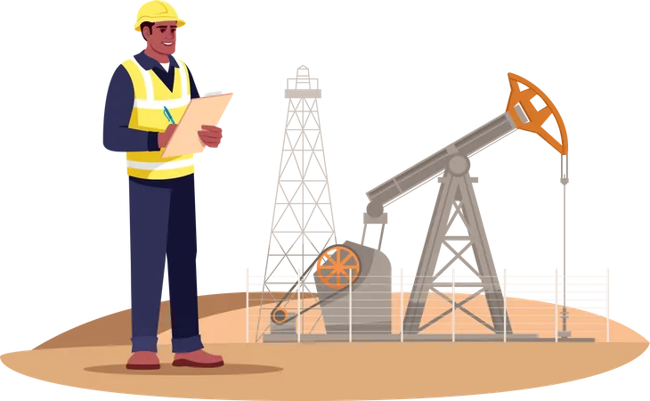 Ingénierie de l'extraction pétrolière  Illustration