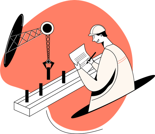 Ingeniero operativo  Ilustración