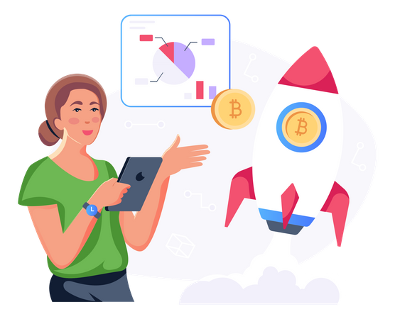Inicialização de bitcoin  Ilustração