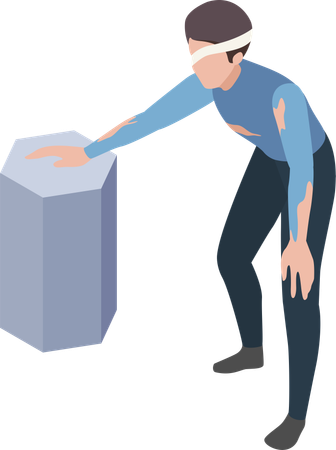 Injured person  Illustration
