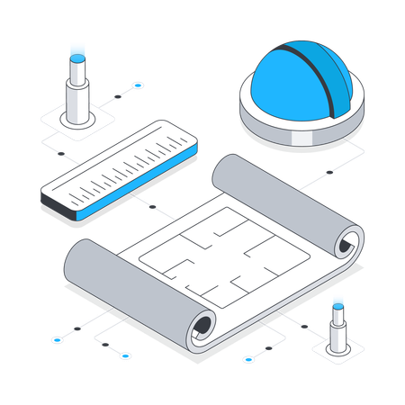 Innenarchitektur  Illustration
