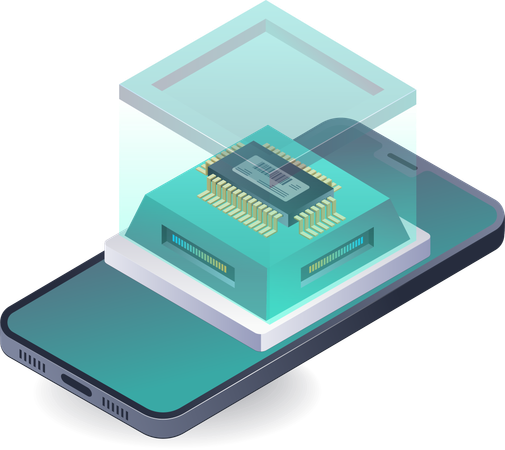 Innovating Intelligent Smartphone Chips  Illustration