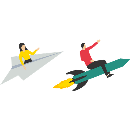 Innovation and motivation  イラスト