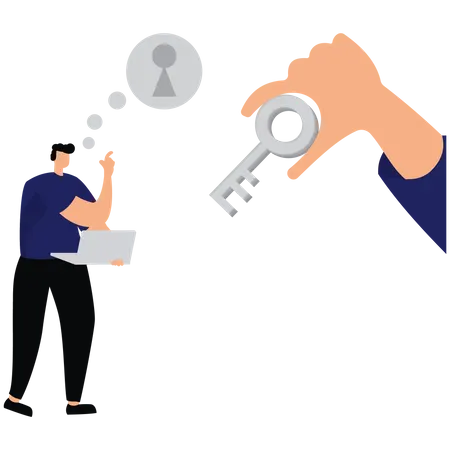 Innovation help business to business target  Illustration