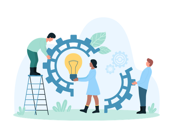 Innovation process  Illustration