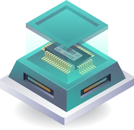 Innovations in Artificial Intelligence Chip Systems  Illustration