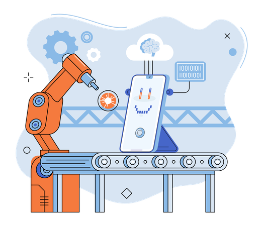 Innovative approach to organization of industrial production  Illustration