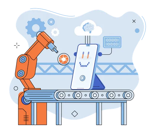 Innovative approach to organization of industrial production  Illustration