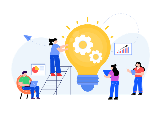 Innovative Solutions  Illustration