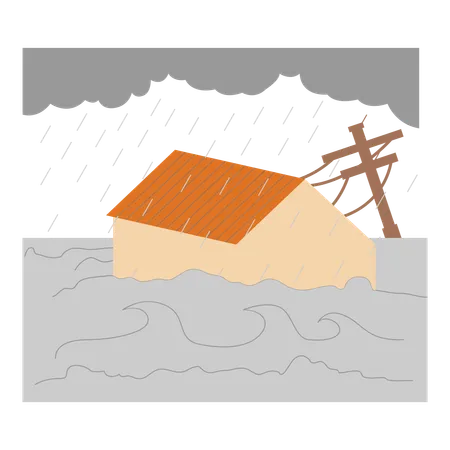 Inondation  Illustration