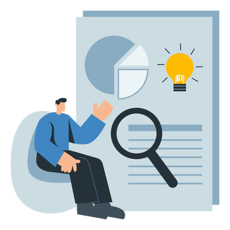 Insights from Market Research Analyst  Illustration