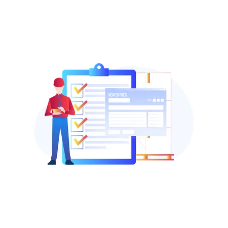 Inspection du fret  Illustration