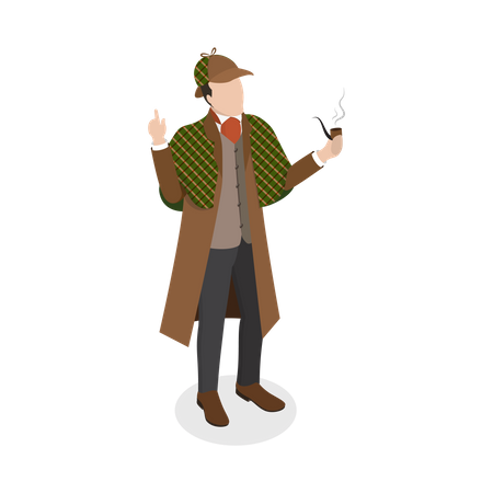 Inspector Holmes  Illustration