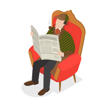 Inspector Holmes  Illustration