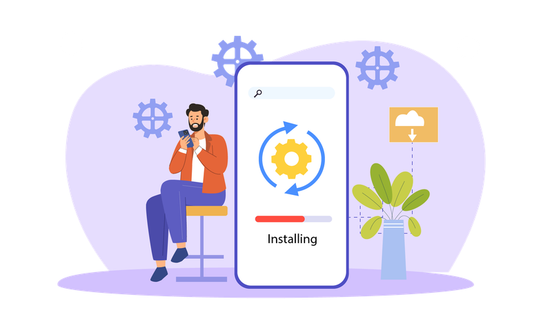 Instalación de la aplicación  Ilustración