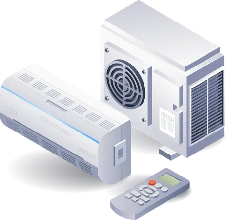 Install Home Ac Device  Illustration