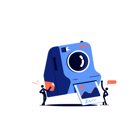 Instant camera  Illustration