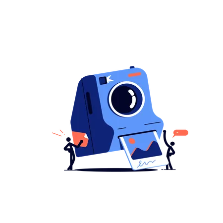 Instant camera  Illustration