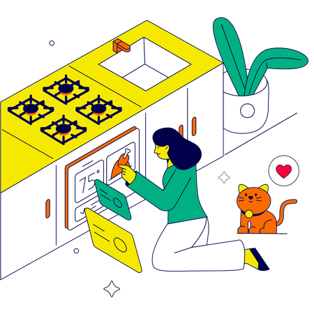Instant cook  Illustration