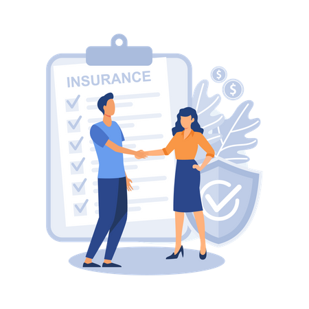 Insurance agent  Illustration
