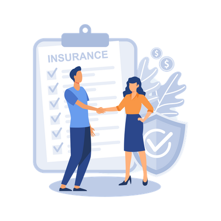 Insurance agent  Illustration